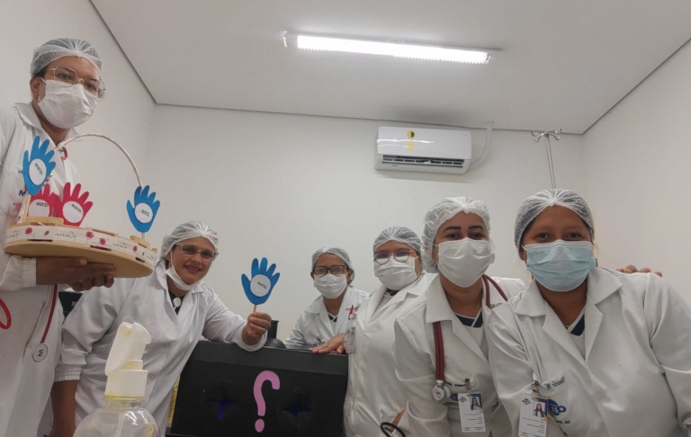 Grupo 99B estágio supervisionado Técnico em Enfermagem em ação na UPA Leblon (08/05/2025) 