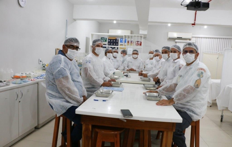 Capacitação continuada com membros Diretoria de Saúde da Polícia Militar de Mato Grosso 