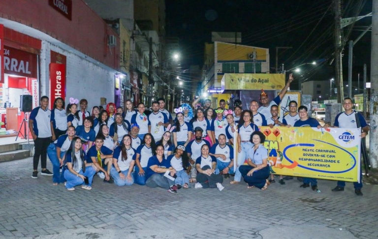 CETEM Folia levou os alunos de Radiologia para as ruas do centro de Cuiabá!