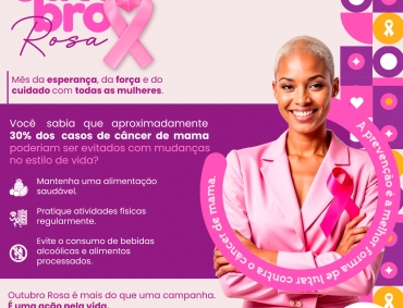 Outubro Rosa: Mais que uma cor, um compromisso com a saúde da mulher