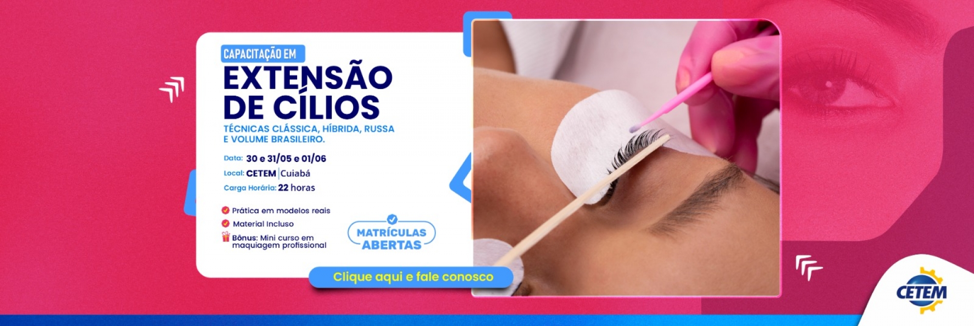 Capacitação maio extensão de cíclios