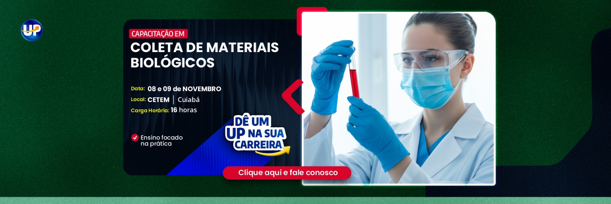 Coleta de materiais biológicos
