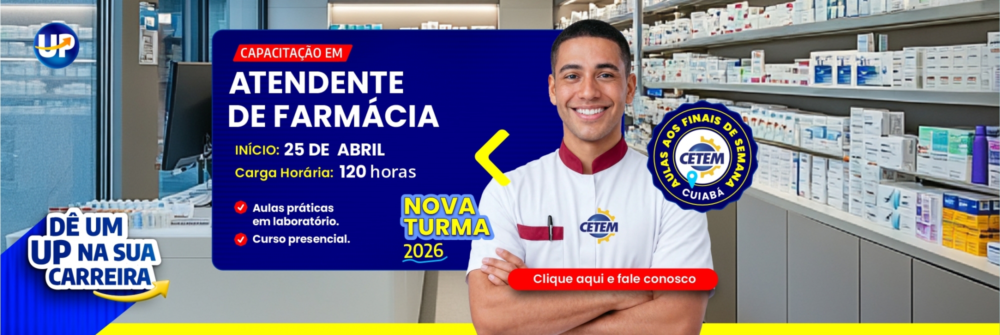 Capacitação longa Atendente de farmácia 