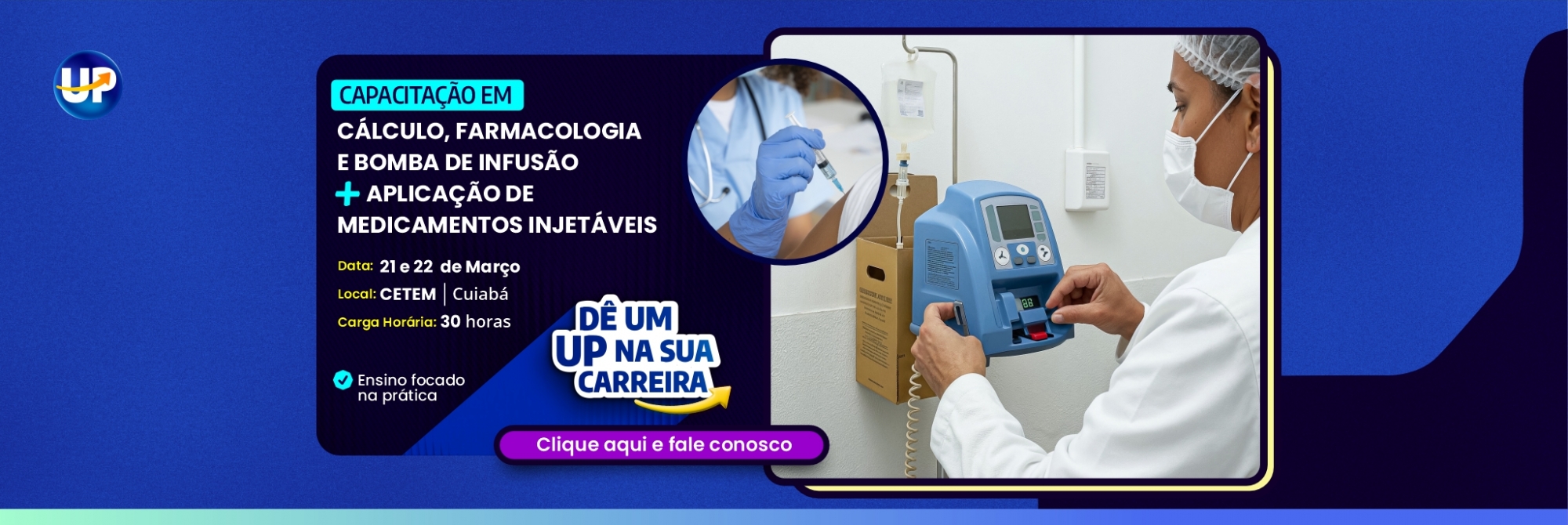 Capacitação em Cálculo, farmacologia e bomba de infusão