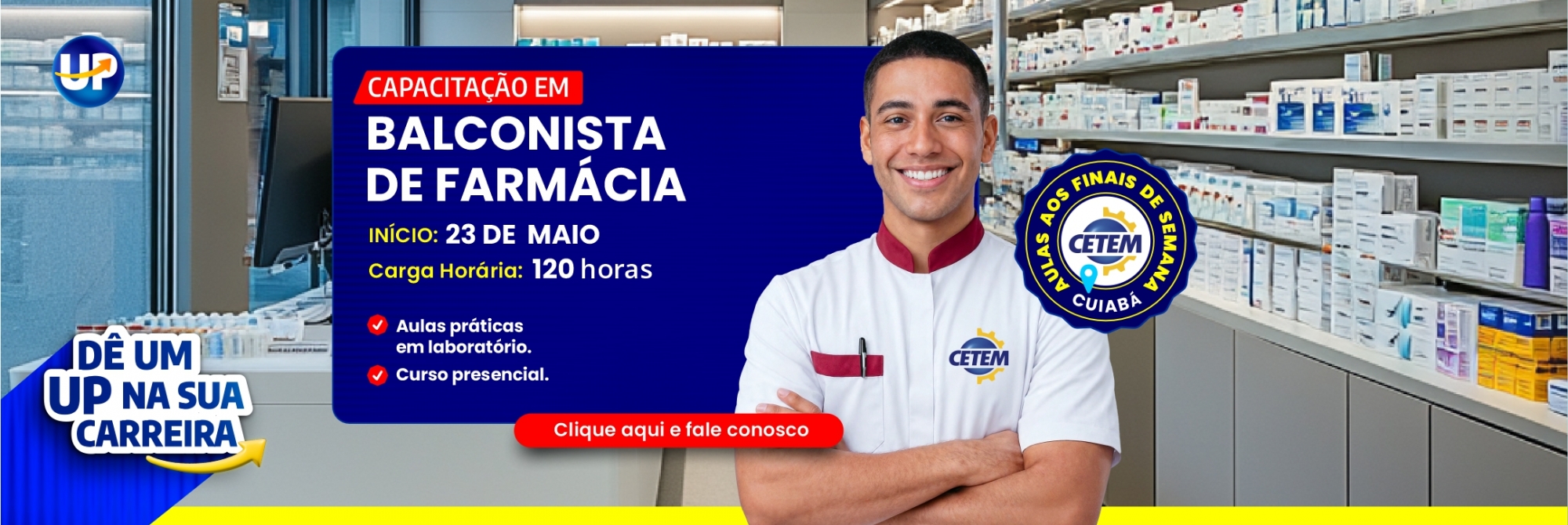 Capacitação longa Balconista de farmácia 