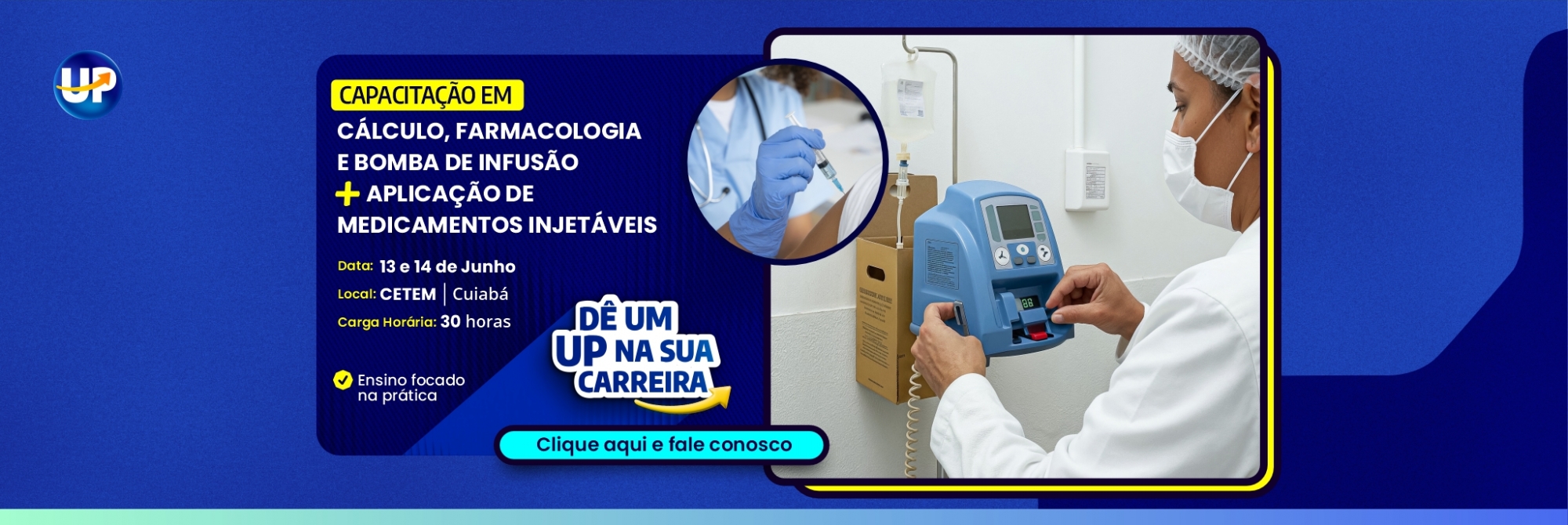 Capacitação em Cálculo, farmacologia e bomba de infusão
