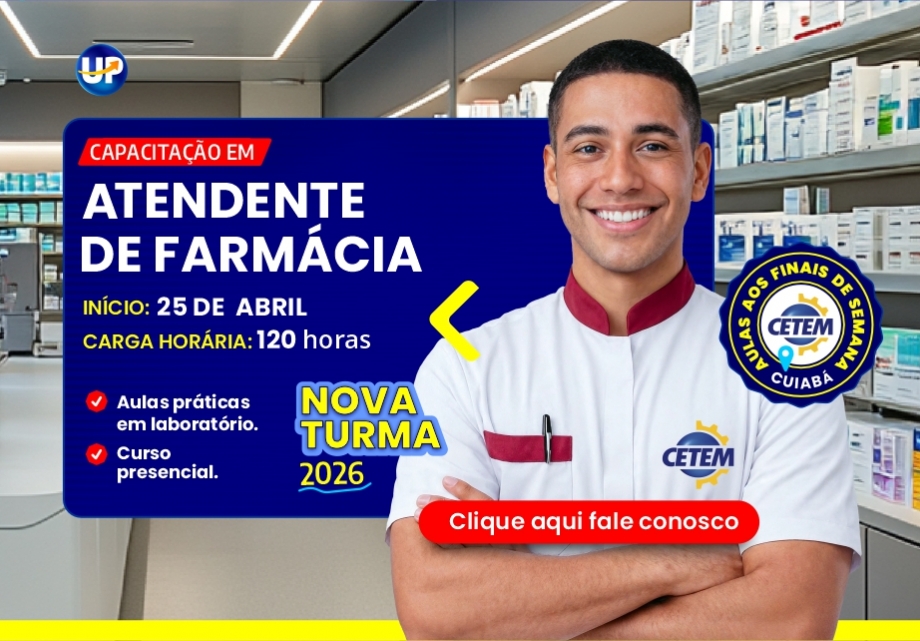 Capacitação longa Atendente de farmácia 