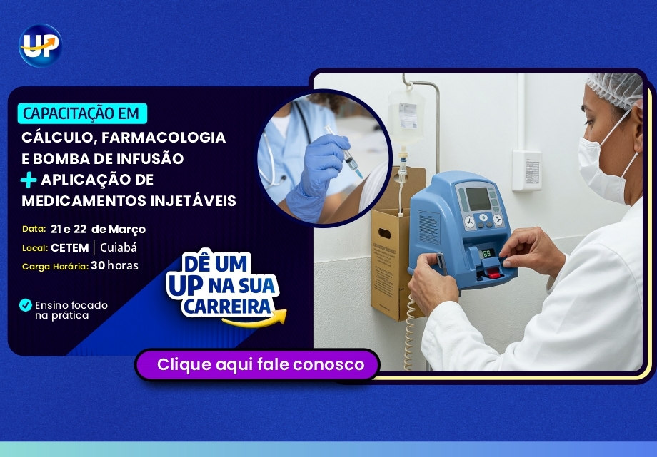 Capacitação em Cálculo, farmacologia e bomba de infusão