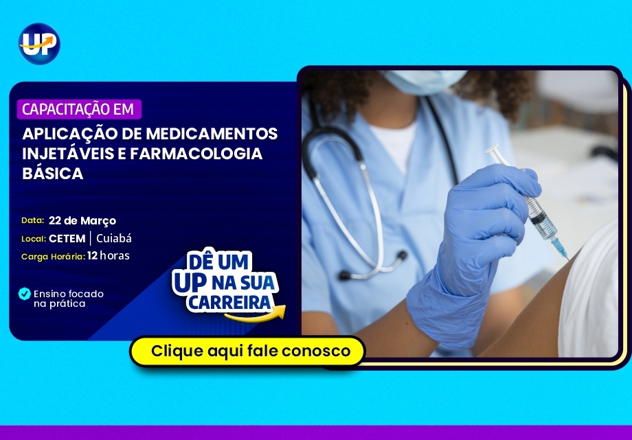 Capacitação em Aplicação de Medicamentos injetáveis e farmacologia 