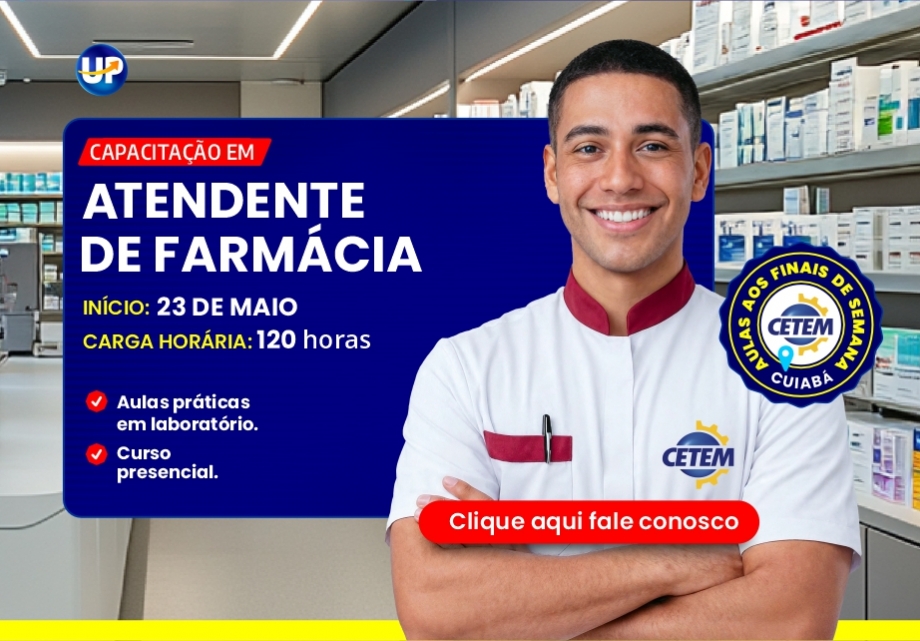 Capacitação longa Atendente de farmácia 