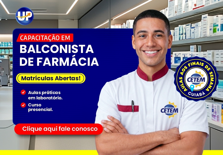 Capacitação longa Balconista de farmácia 