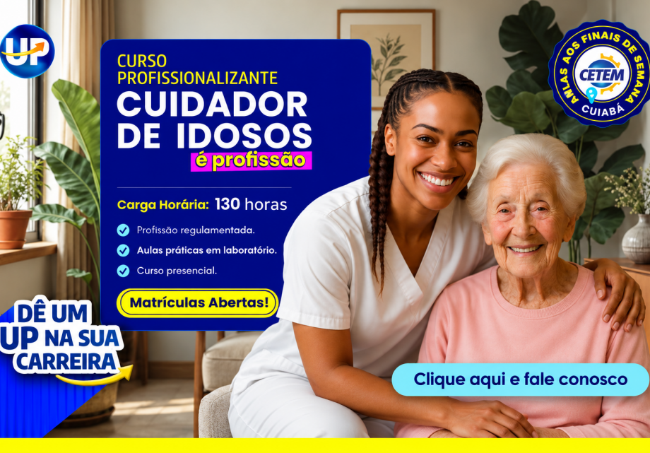 Capacitação longa - Cuidador de Idosos